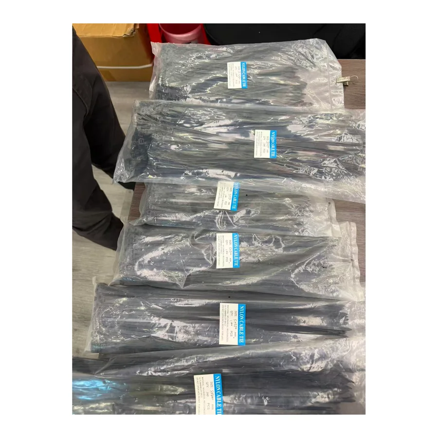 Amarres plásticos (bridas) 5×300 mm — 5300