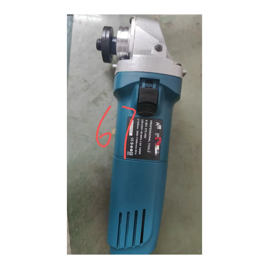 Amoladora angular 125mm 1400W con cable — 943-3