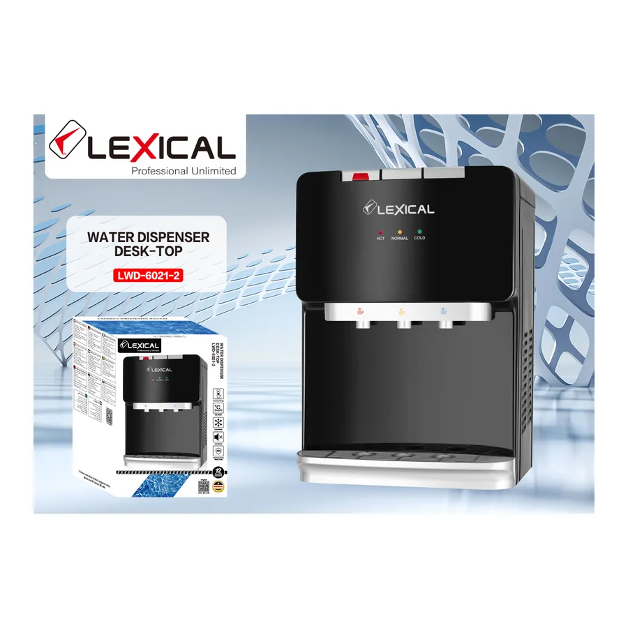 Dispensador de agua de mesa frio/caliente LEXICAL — LWD-6021-2